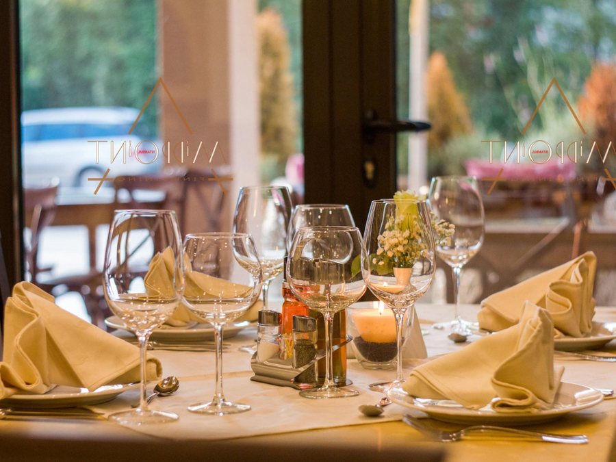 The dining room
